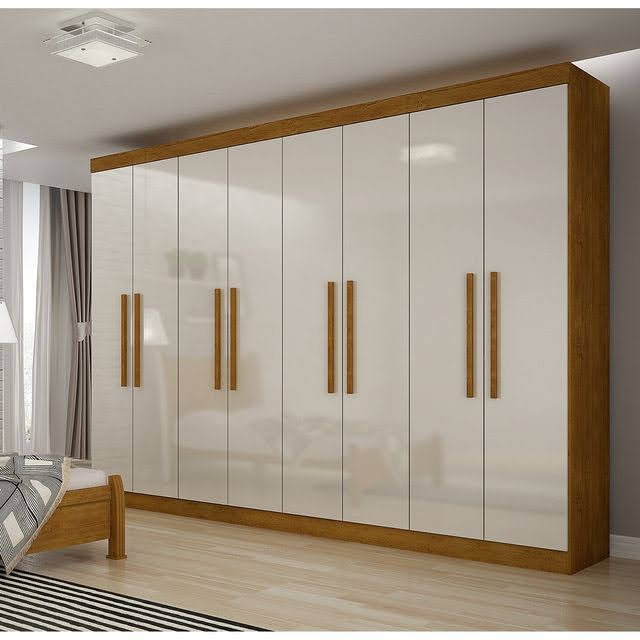 Balcony Weatherproof High-Gloss Storage Bench with Louver Wall Panelling - Execution #